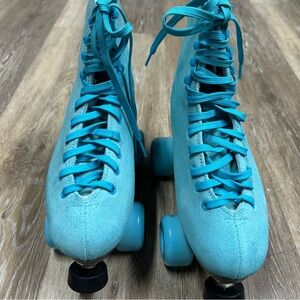 Sure Grip Boardwalk Sea Breeze Blue Roller Skates Womens Size 6